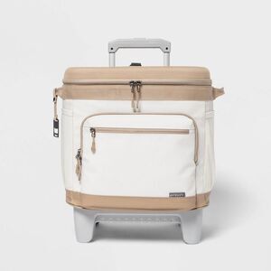 Embark -  Cooler 26QT Portable Soft Sided Roller Tan  Tan